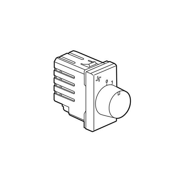 LEGRAND - Fan Controller Arteor, 100W, Square, 1 Module, Magnesium