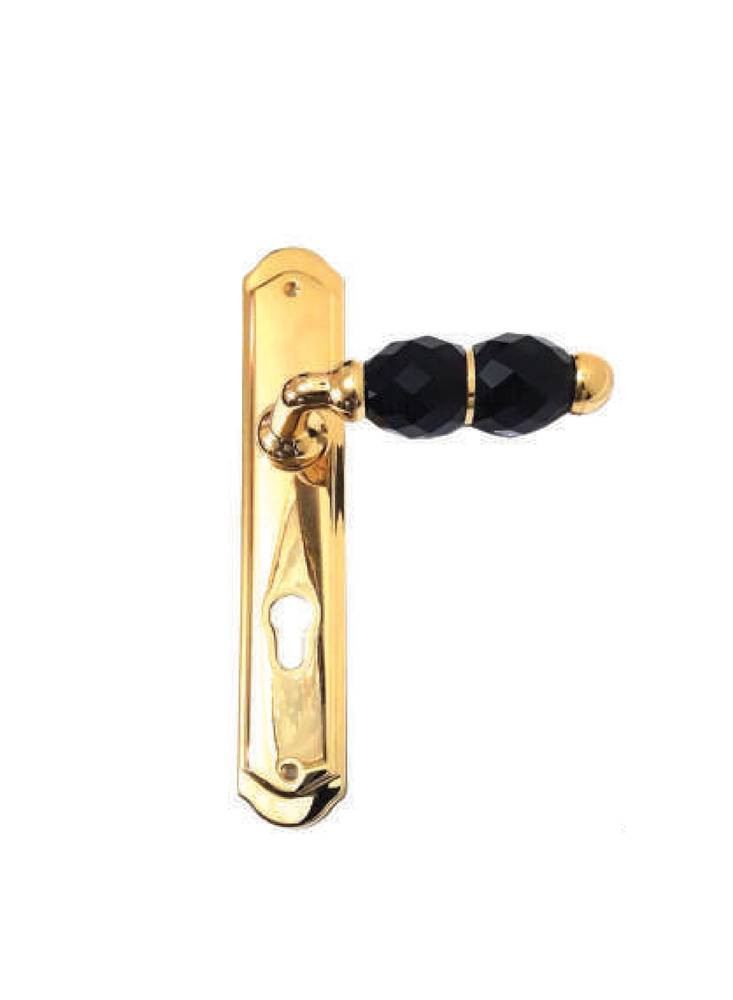 Cali 830 gold handle with black crystal