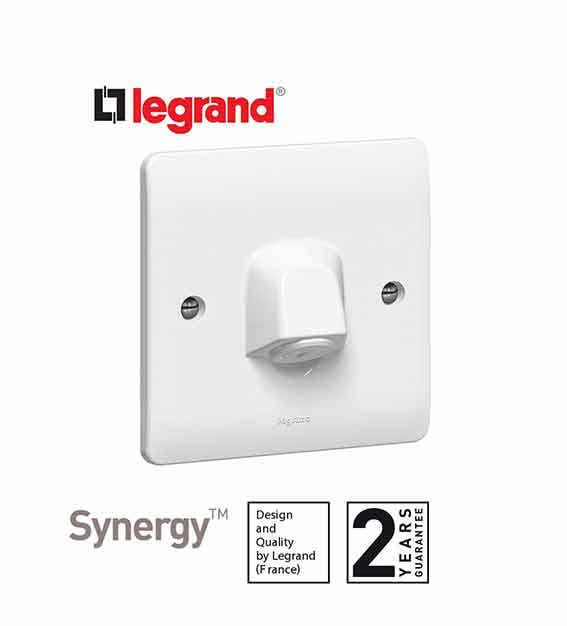 LEGRAND - Cable Outlet Synergy, with Terminal Block, 20 A, 250 V~, White