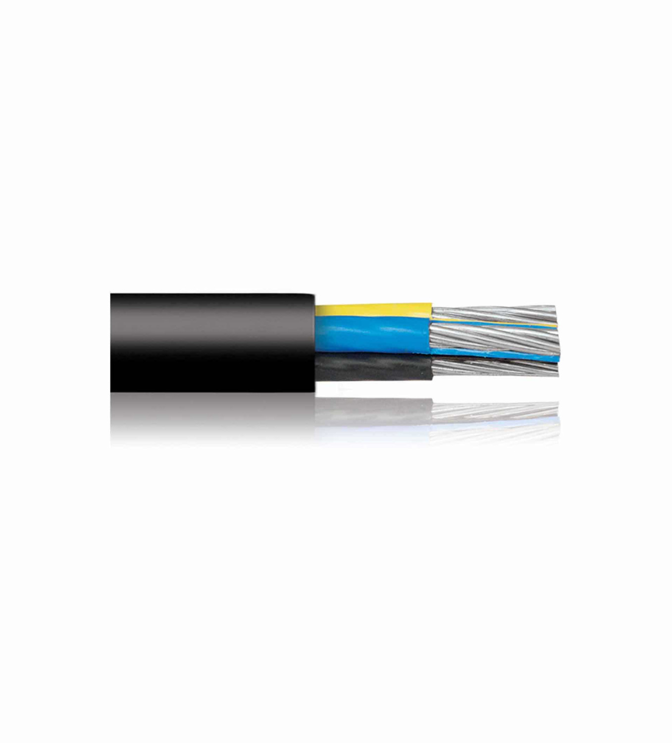 BAHRA CABLES - Power Cable Low Voltage, XLPE Aluminum, 4x300mm, 600/1000V, Black - SM IEC 60502-1