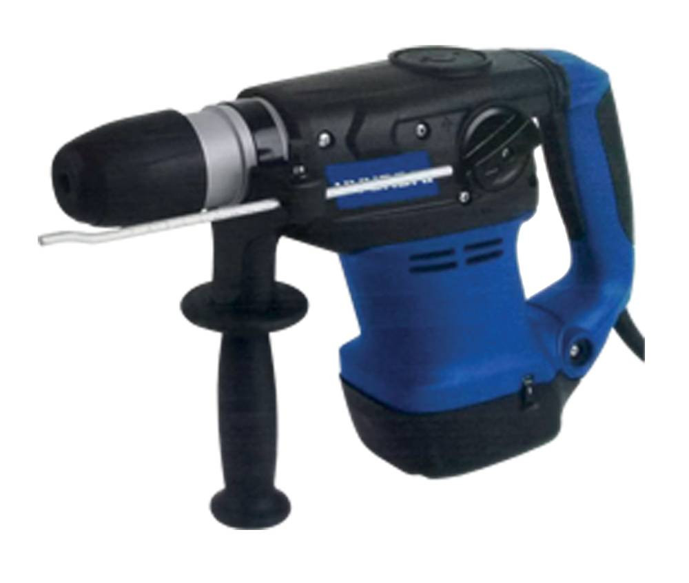 Rotary hammer drill with 32mm drill head and bits | Hyundai