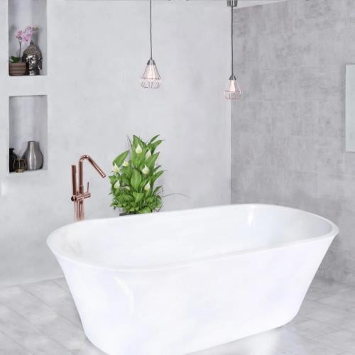 UneX- Bathtub - Round- 170x75- White