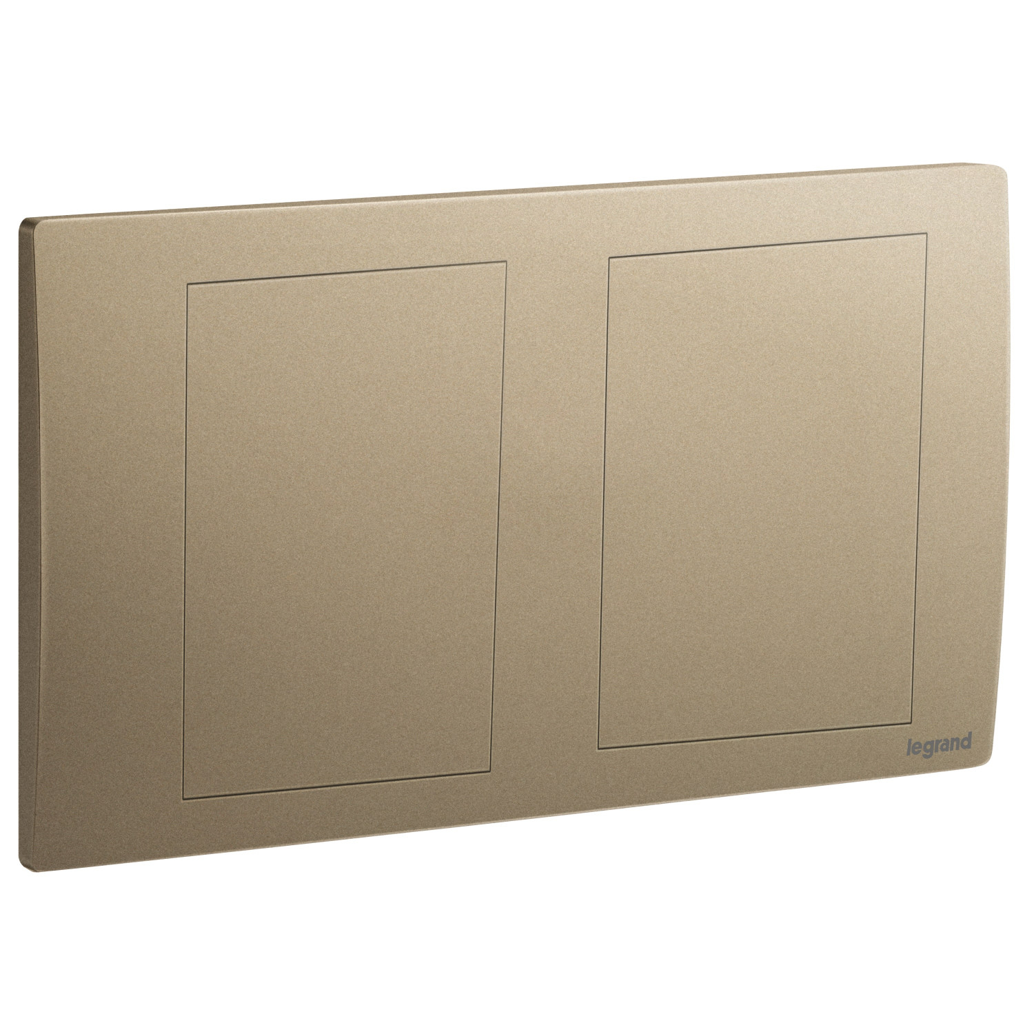 LEGRAND - Blanking Plate Mallia, 2 Gang, Dark Bronze