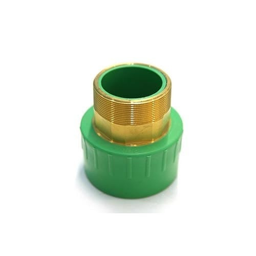External thread bushing - male bushing 1/2&quot; x 20mm PPR / green thermal conversion