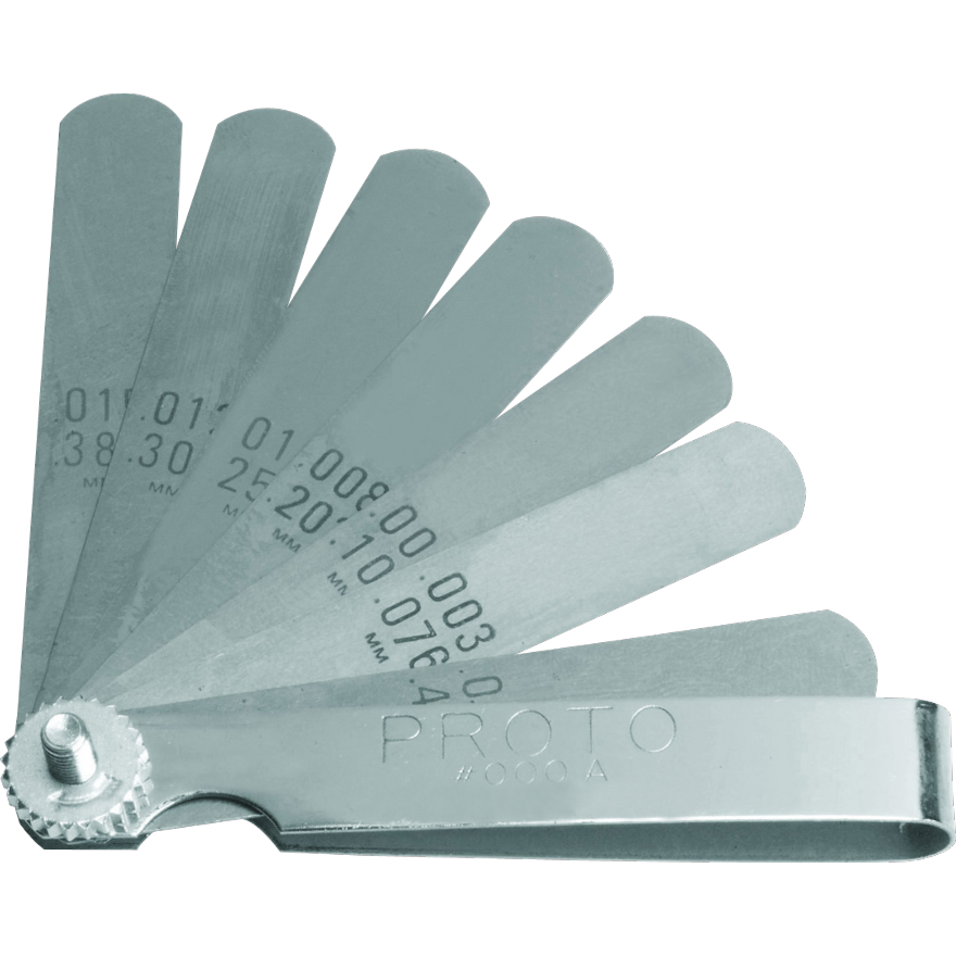 PROTO, 9 Blade Standard Feeler Gauge Set
