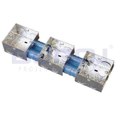 Triple iron box with copper nail, size 7*7*4.7 cm, from the roof