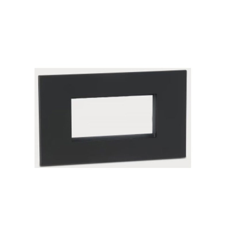 LEGRAND - Cover Plate with Frame Arteor, Indian , 4 Modules, Square, Graphite