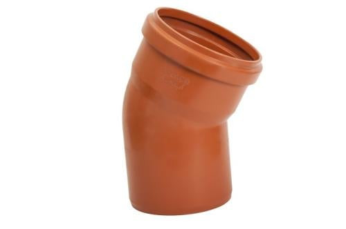 Light elbow (drainage) 40 mm from Appleco - Orange