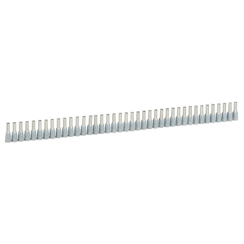 LEGRAND - Ferrule Starfix with Insulating Flange, 2.5 mm², Grey, Supplied in Strips