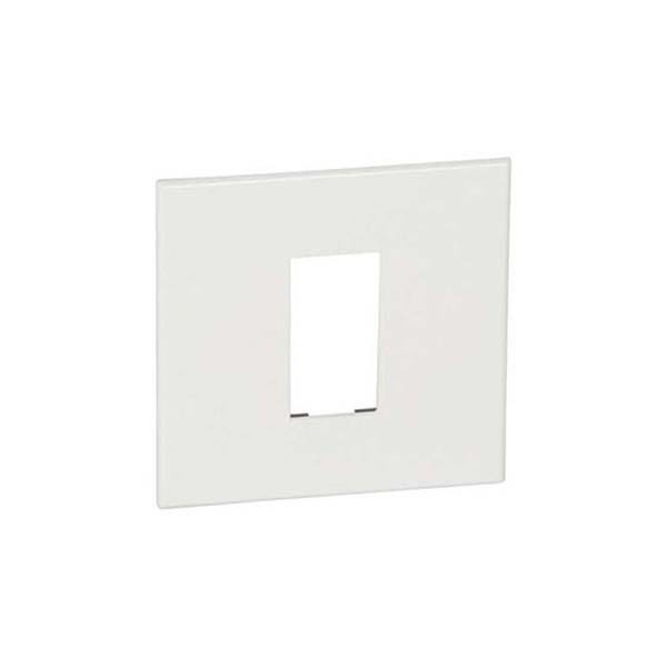 LEGRAND - Plate Arteor, French/German, Square, 1 Module, White