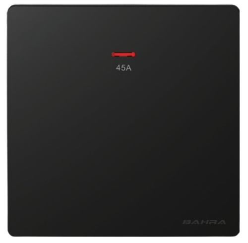G1-45A SW+NEON - YT45101 - Yana Air Conditioner Switch Black