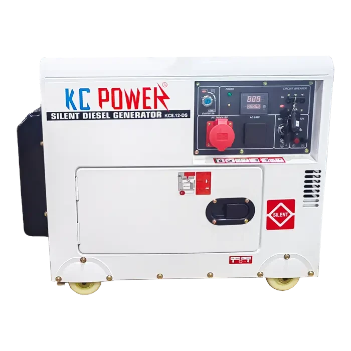 Portable Silent Diesel Generator, Maximum Output 6.87 kVA, Fuel Tank 16 Liter, 144 Kg