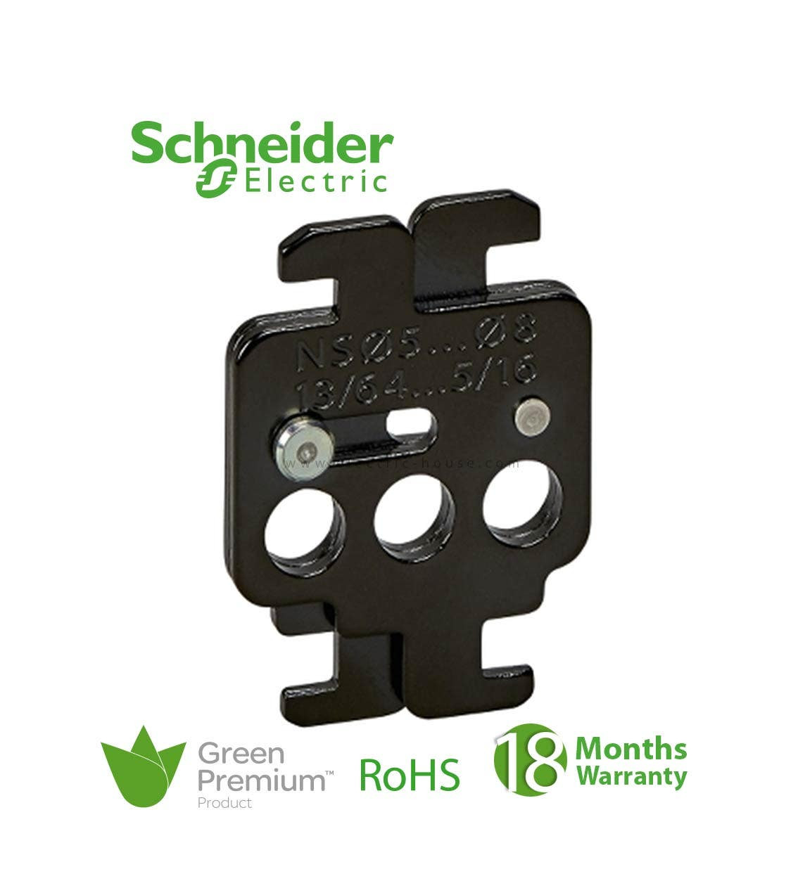 SCHNEIDER - Toggle Padlocking Device, Removable Adapter, Compact NSX, OFF Position Only, 1 to 3 padlock