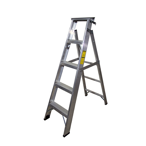 Aluminum Two-in-One Ladder Step 5 (1.5m to 2.6m)