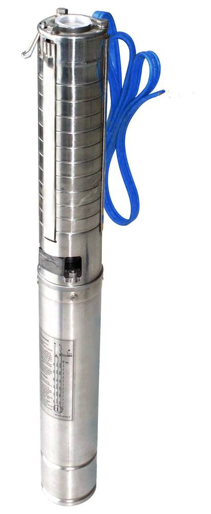 Artesian Well Submersible Pump | Hyundai - {2 HP Engine + 10 Stainless Fans + Control Panel}