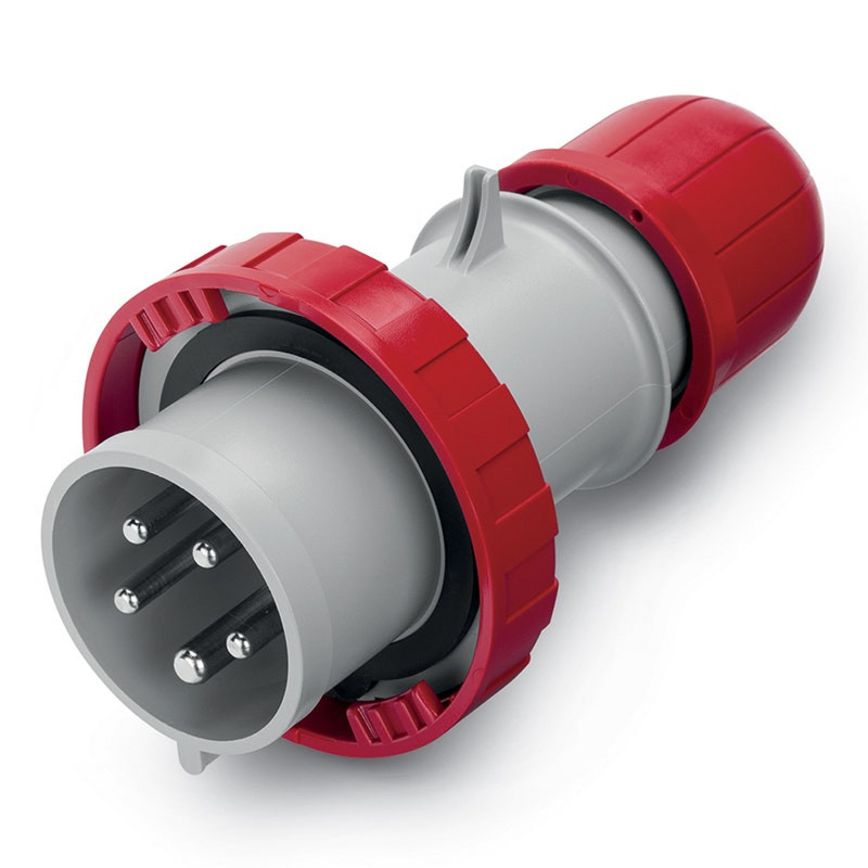 SCAME - Plug, 32A, 3P+N+E, IP66/IP67/IP69, 6H, 346-415V, 50Hz 60Hz, Screw Terminals