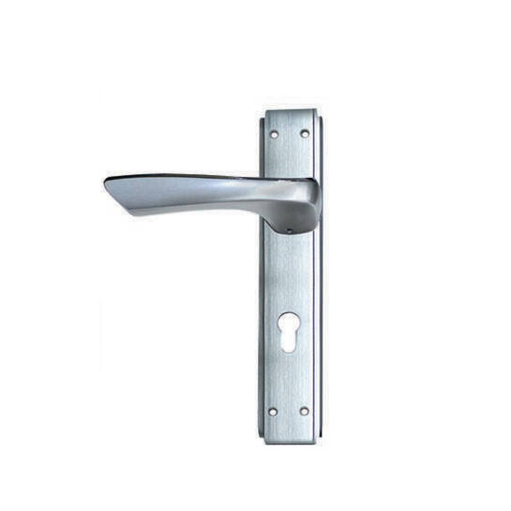 Matte Nickel/Chrome Door Handle