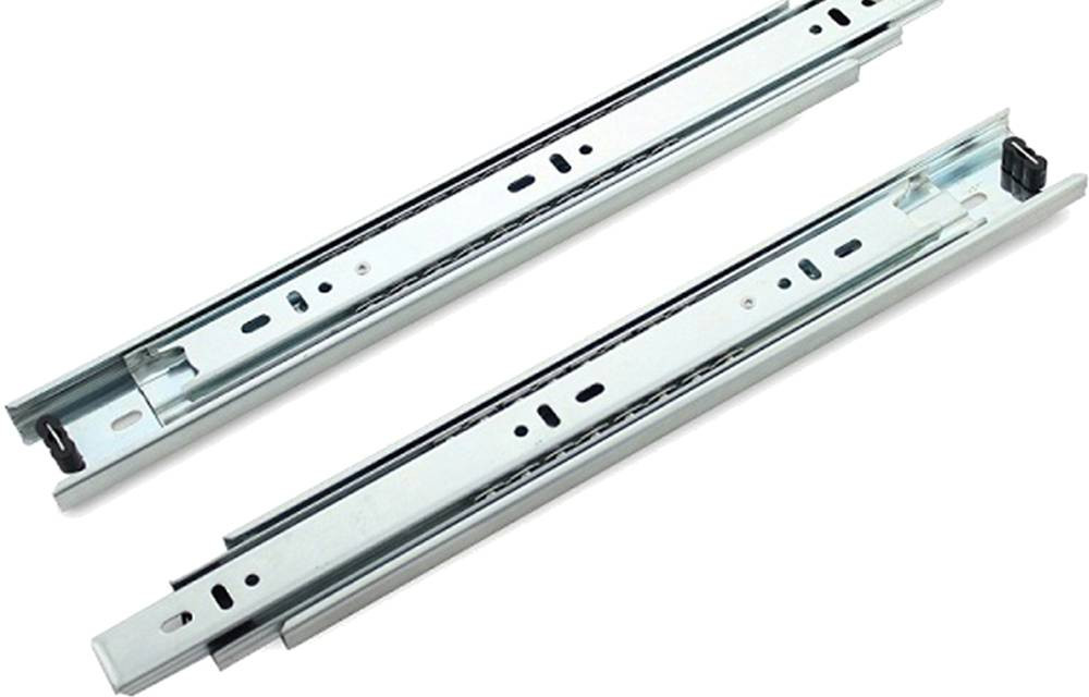 Drawer Pulley with Bearing - 40 cm / 16" - Silver