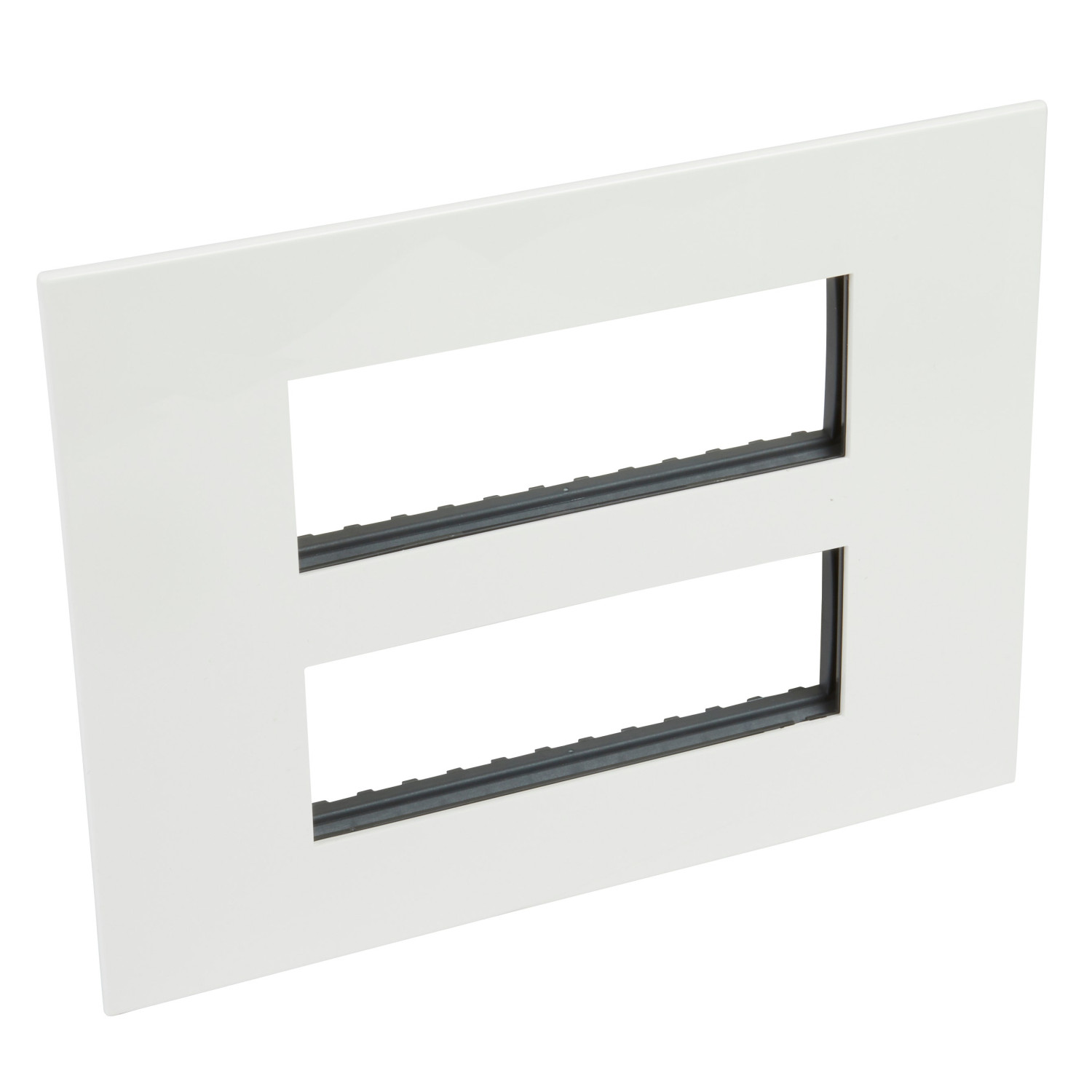 LEGRAND - Plate 2x6Mod Sqr BS Std, White Arteor