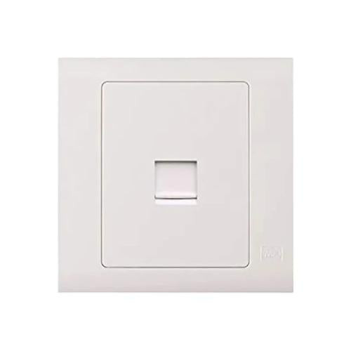 MK 1G/RJ45/CAT6 Computer Plug - White - MV428WHI