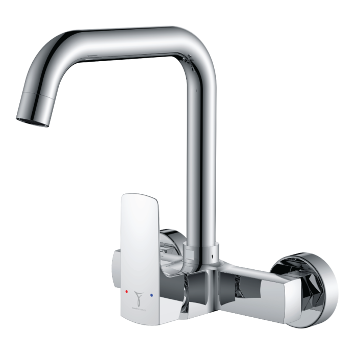 KITCHEN WALL SINK MIXER - CUBIST