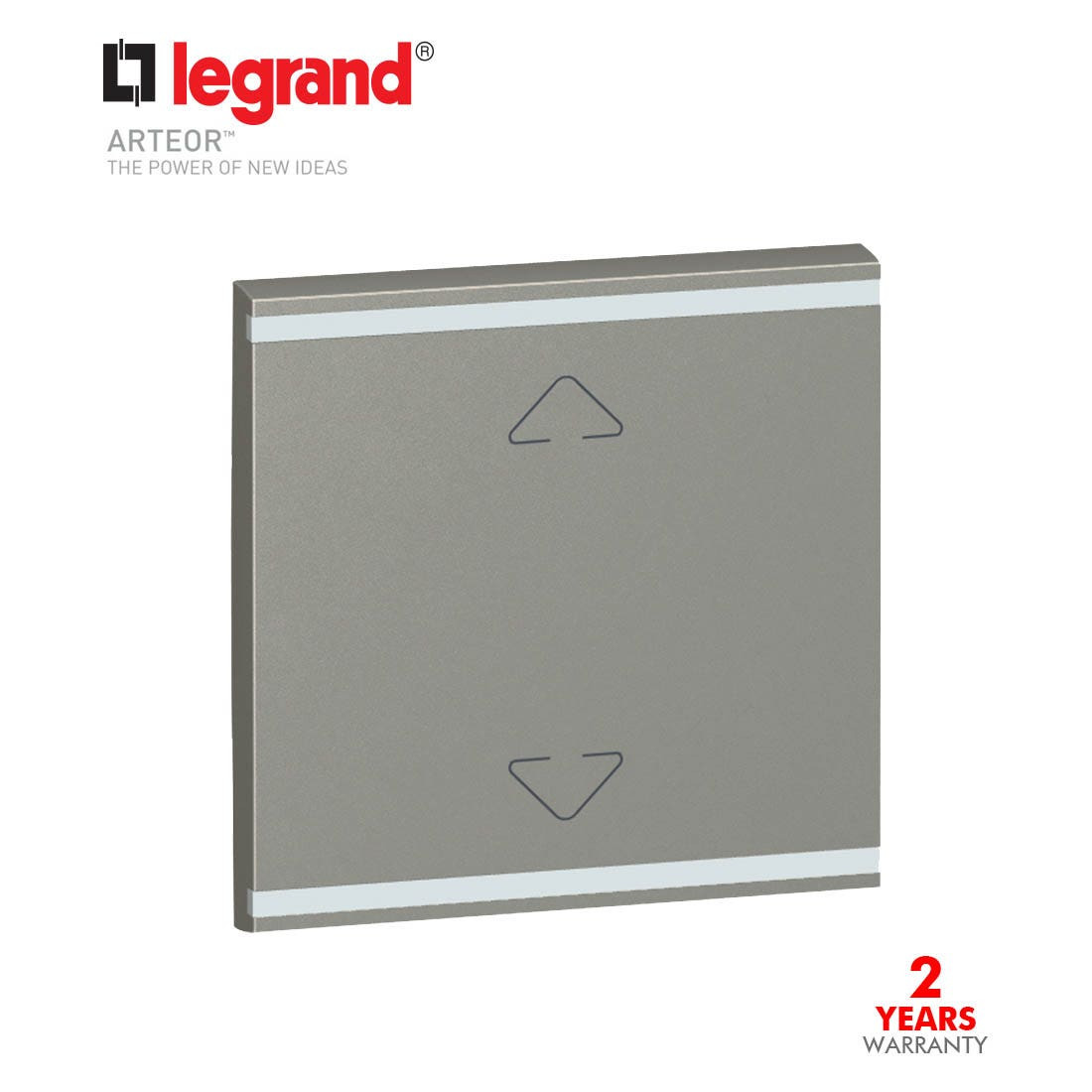 LEGRAND - Sqr Key Cover Bus/Scs 2Mod, Up/Down Symb. Magnes.