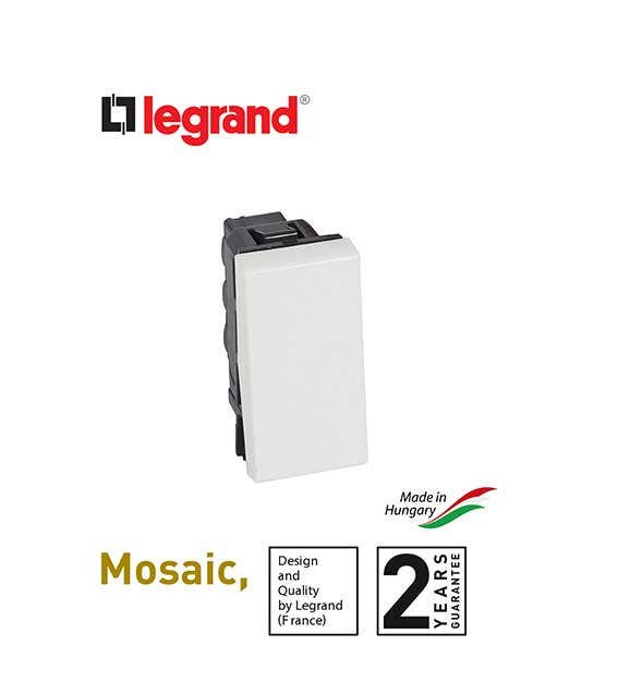 LEGRAND - Pushbutton SW 6A, 1 Way 1Mod