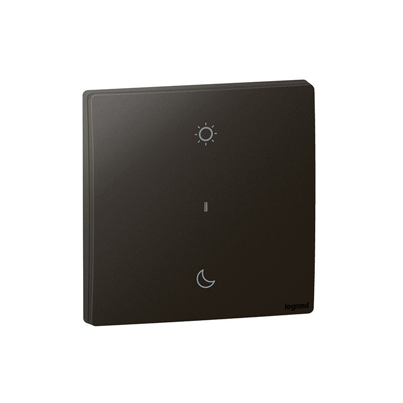 LEGRAND - Wireless Remote Switch Mallia Senses, Wake Up/Sleep, Matt Black
