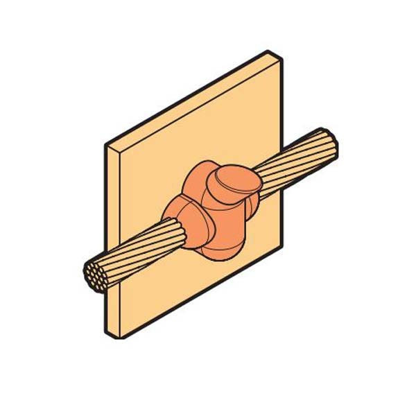 BAHRA EARTHING - Mould Connection, 70mm2 Cable to Steel Surface & Pipe