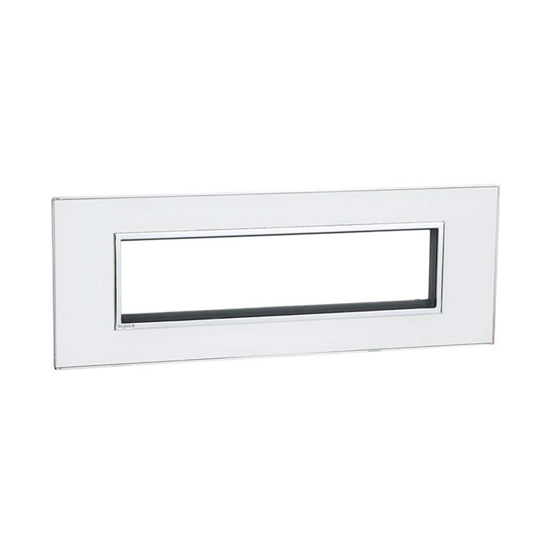 LEGRAND - Cover Plate with Frame Arteor, Indian , 8 Modules, Square, White