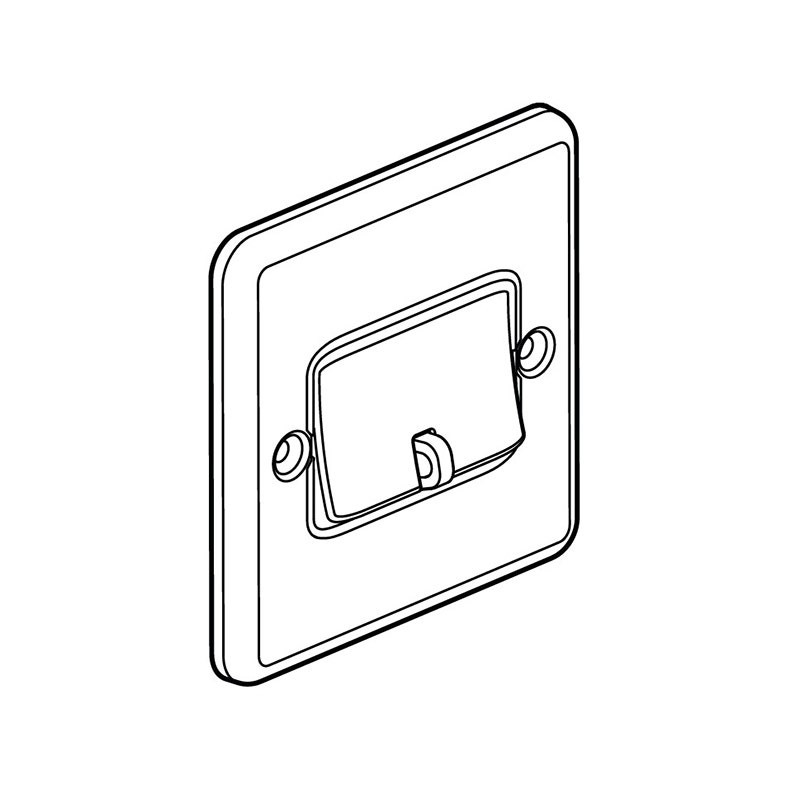 LEGRAND - Fan Switch Synergy Authentic, 3 Pole, 10A, 250V, Polished Stainless Steel