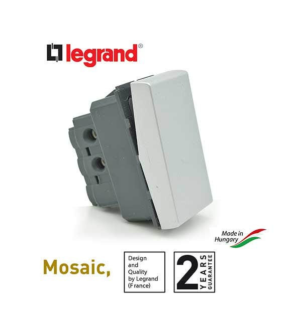 LEGRAND - 10A Switch 1Mod, Aluminum
