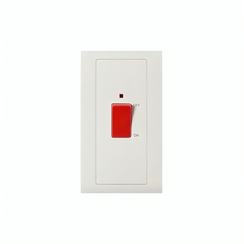 MK Air Conditioner Switch - 10 Amp - 220V - 14x7 cm - White - MV5215NWHT