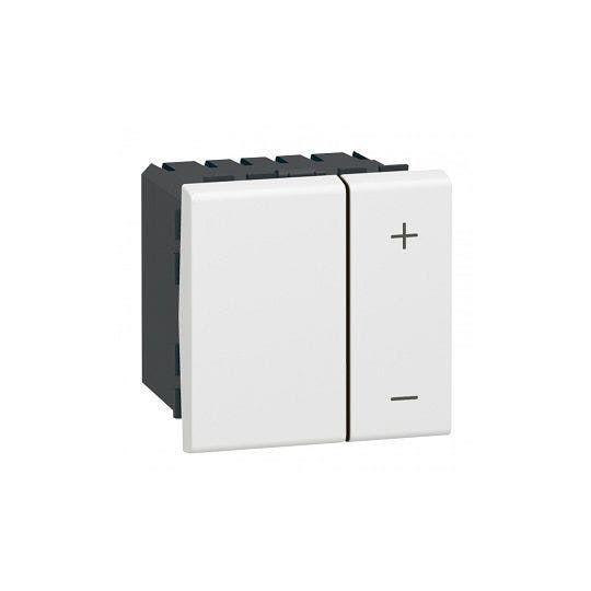 LEGRAND - Universal Dimmer Mosaic, without Neutral, White, 2 Modules