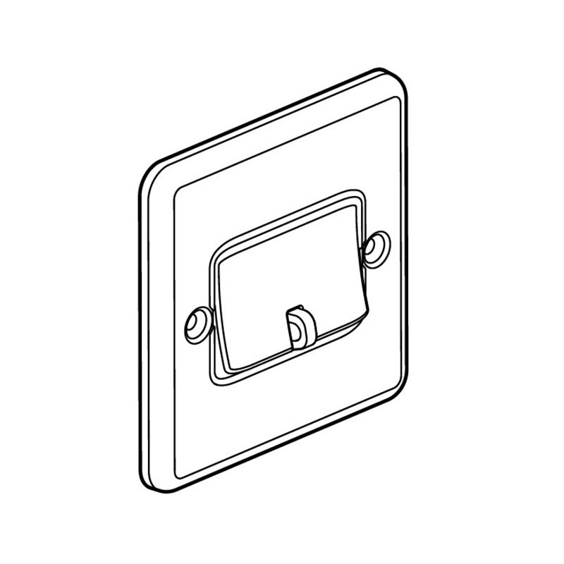 LEGRAND - Fan Switch Synergy Authentic, 3 Pole, 10A, 250V, Brushed Stainless Steel
