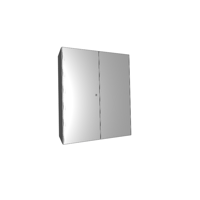 SCHNEIDER - Enclosure 1600 x 1200 x 400mm, 2-Door Without Plate