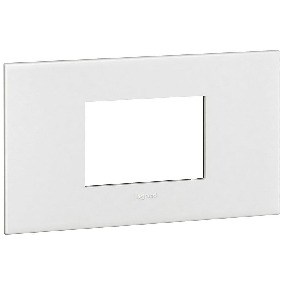 LEGRAND - Plate 2G 3Mod Sqr BS, White Arteor