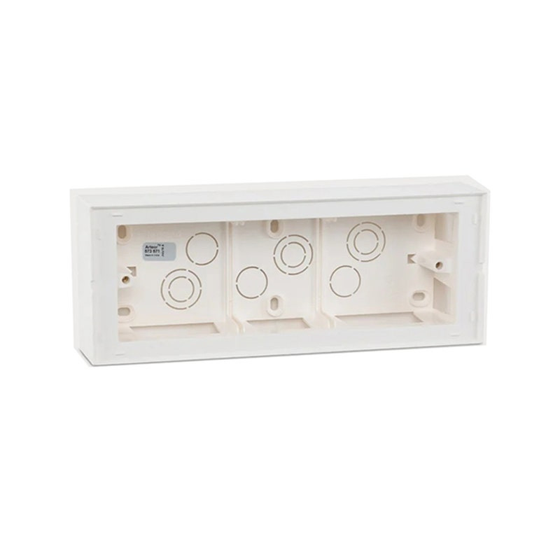 LEGRAND - Box Arteor, Surface Mounting, Indian/BS, 6/8 Modules, Depth 38mm, White