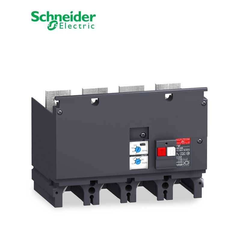 SCHNEIDER - Earth-Leakage add-on Protection Module, Compact NSX 400/630, MB Type, 200 To 440 VAC, 300mA to 30A, 4P