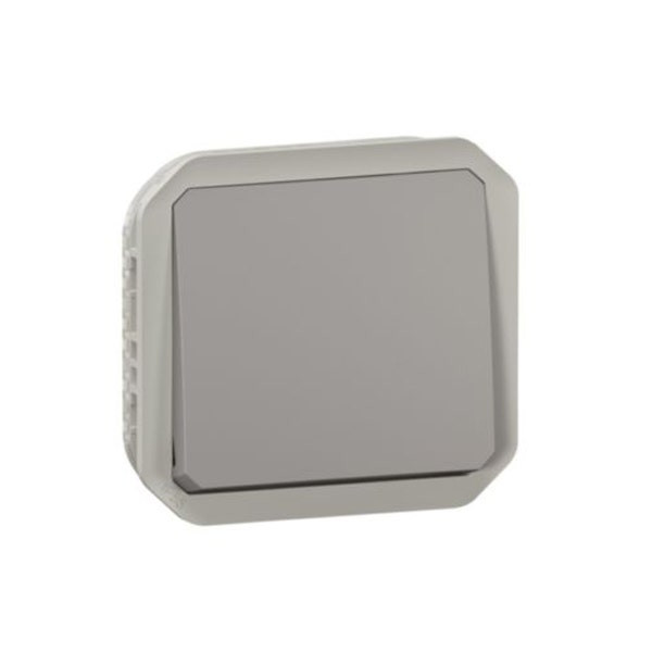 LEGRAND - Push-Button Plexo, IP55, N/O Contact, 10A, Mechanism, Grey