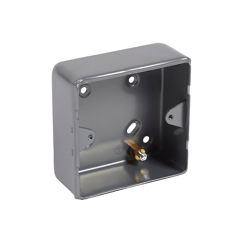 LEGRAND - Backbox Synergy, without Knockouts, Metalclad, 1 Gang, Depth 37mm, Surface Mounting, Steel