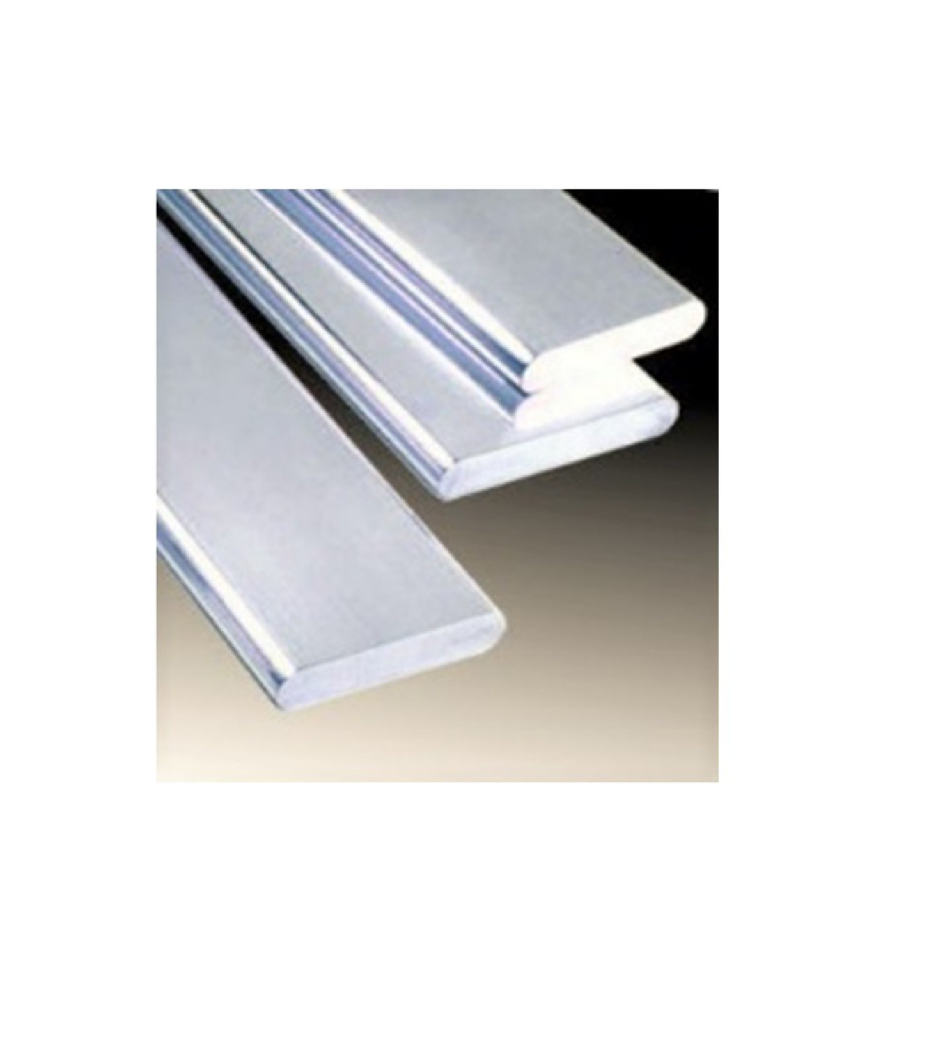 BAHRA BUSBAR - Tinned Copper Bar, 100x10mm, 4 Meters Length, Semi-Circular Edge