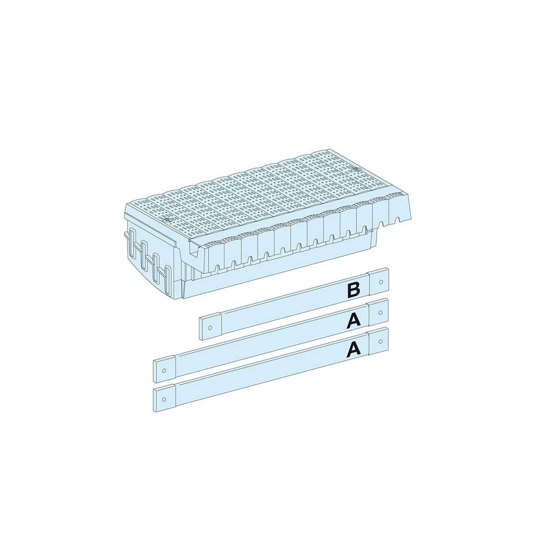 SCHNEIDER - Linergy FC Distribution Block For Compact NS x 250 3P Fixed/Plug-In+Connection