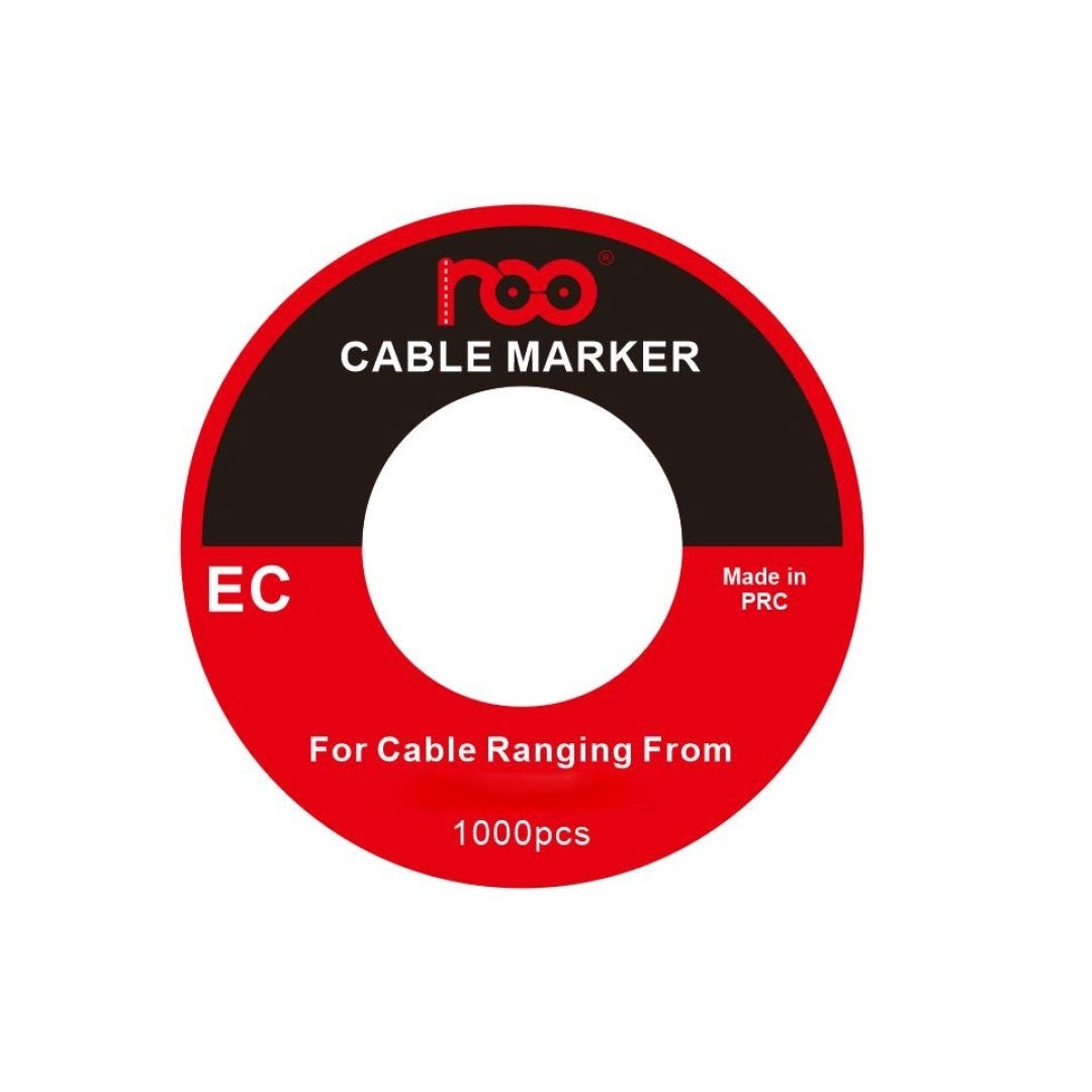 ROO - Cable Marker EC Type, Suitable Wire Up to 10 mm2, Printed K