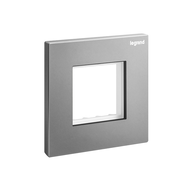 LEGRAND - Arteor Mechanisms Adapter Galion, 1 Gang, 2 Modules, Dark Silver