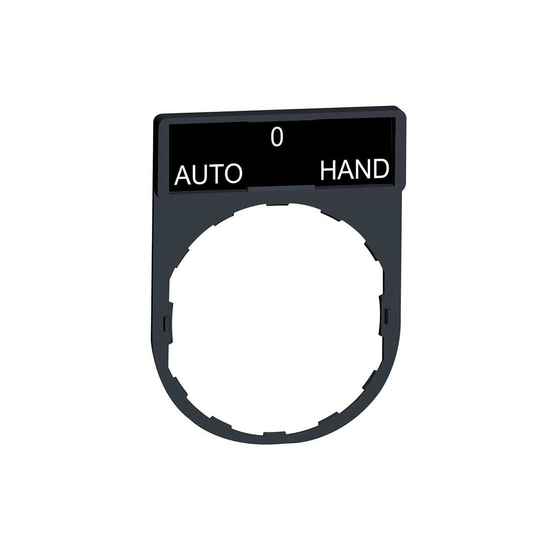 SCHNEIDER - Legend Holder 30 x 40mm With Legend 8 x 27mm With Marking Auto-O-Hand