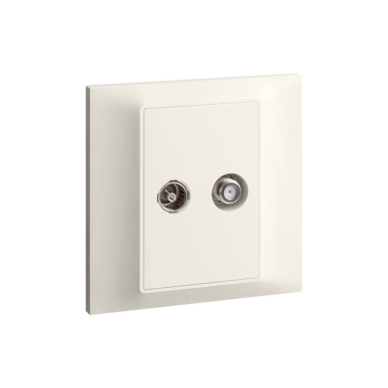 LEGRAND - TV Satellite Socket Belanko S, Female, Ivory
