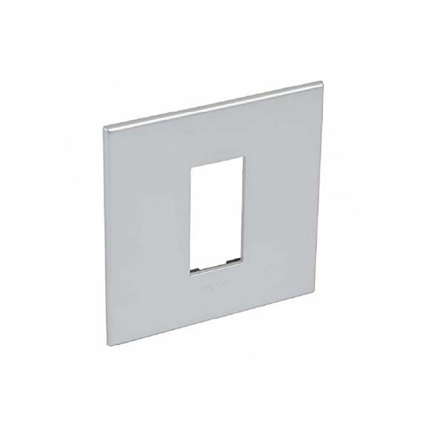 LEGRAND - Plate Arteor, BS, Square, 1 Module, Soft Aluminium
