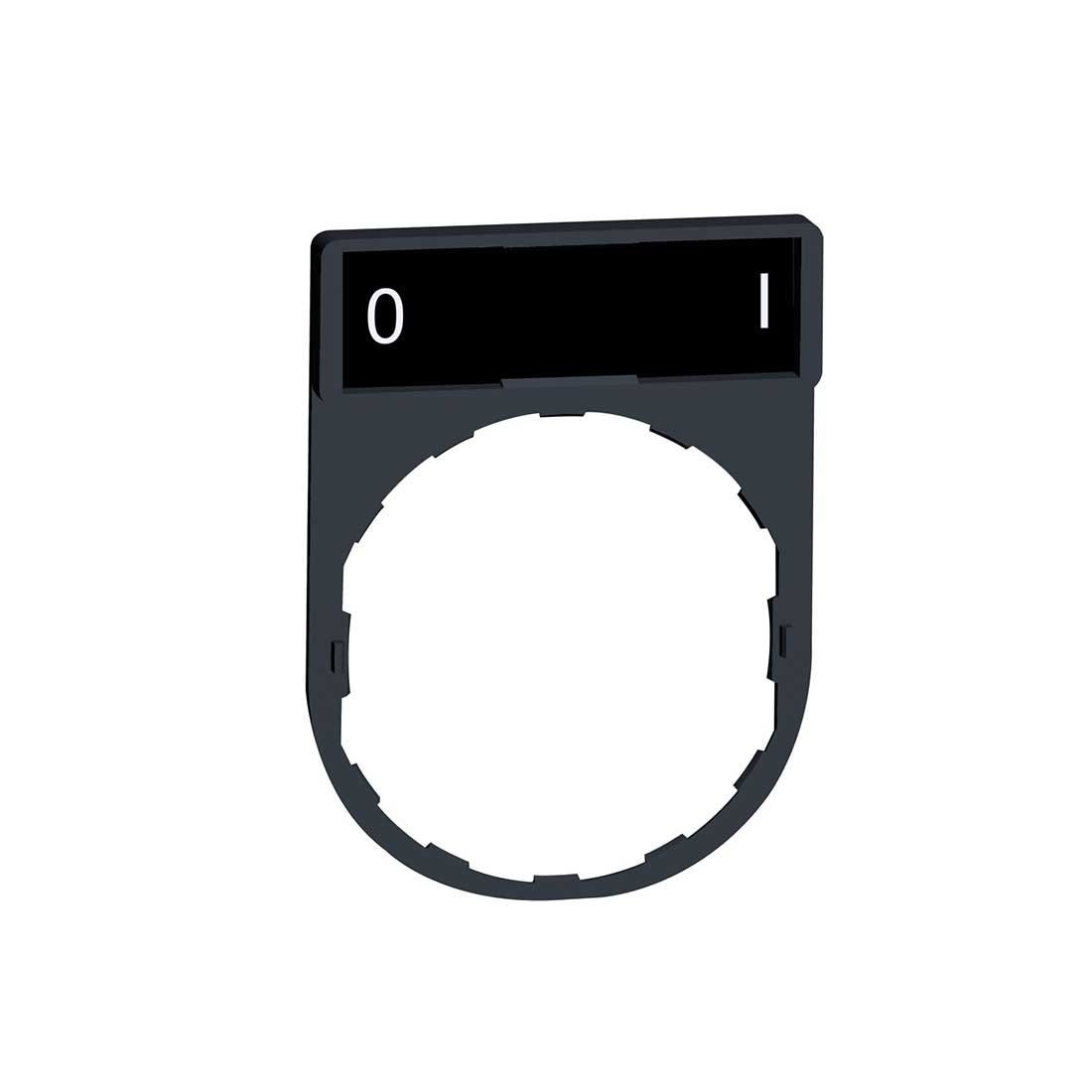 SCHNEIDER - Legend Holder 30 x 40mm With Legend 8 x 27mm With Marking O-I