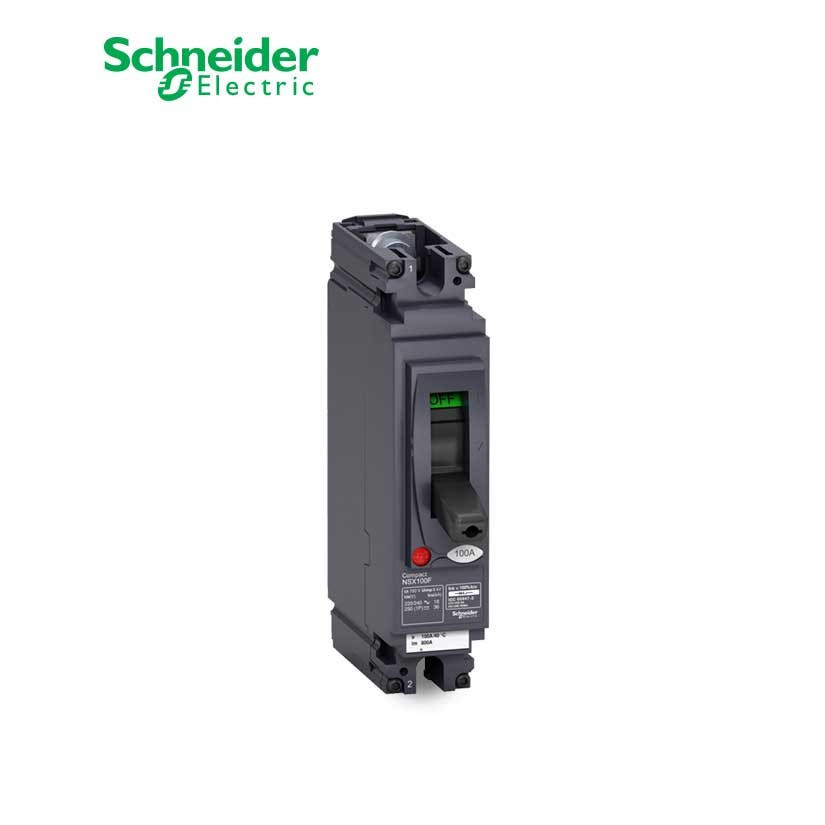 SCHNEIDER - MCCB Breaker, ComPact NSX100F AC/DC, 1P 1d, 18kA at 240 VAC, TMD Trip Unit 16A